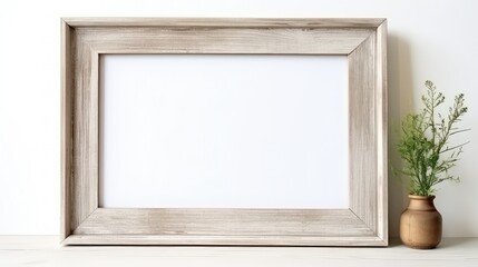 reclaimed wood picture frame