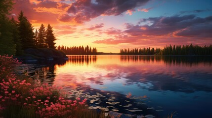 Obraz premium picturesque may spring