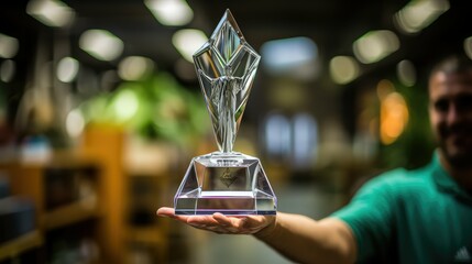 pride glass trophies