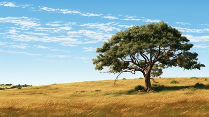 Obraz premium nature tree field