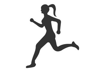 Creative athletic logo run logo people logo, health and physical wellness business icon