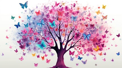 Fototapeta premium hues tree illustration