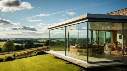 countryside sunshine house