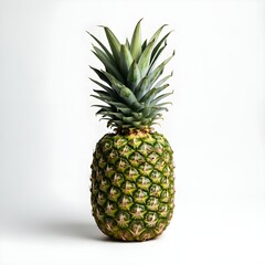 A pineapple isolated on a white background.