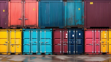 secured cargo container door