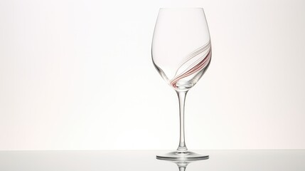 elegance wine glasses white background