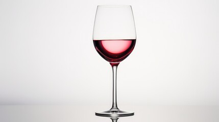 elegant wine glass no background