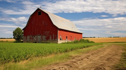 classic red barn siding