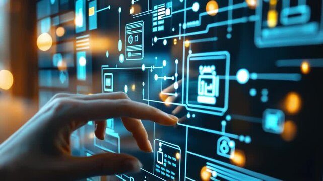 A person using AI to manage their daily schedule, with smart reminders, real-time updates, and seamless integration with all their devices.