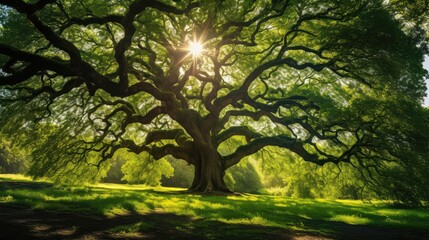 Obraz premium leaves tree life