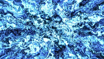VJ loop abstract blue electric pulse creativeimage 8K illustration background. Sci fi fluid glass industrial calm asmr wallpaper