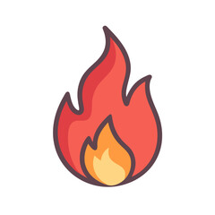Fire and Flame Icon