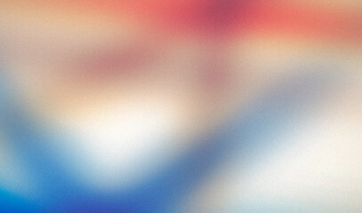 Abstract 80s, 90s retro red blue color glitch grainy gradient backdrop design background. colorful gradient with noisy grainy texture web banner cover, website header, poster cover background.