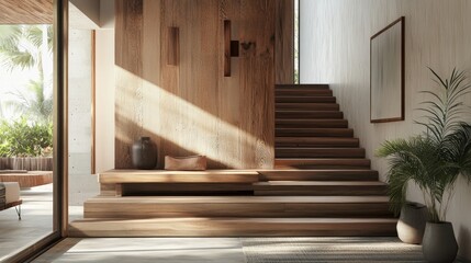 stairway to the house