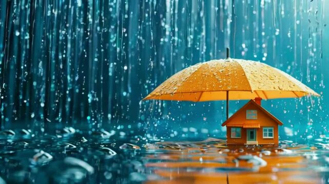 umbrella and rain