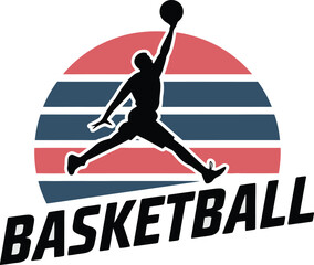 Obraz premium Basketball vector t-shirt design