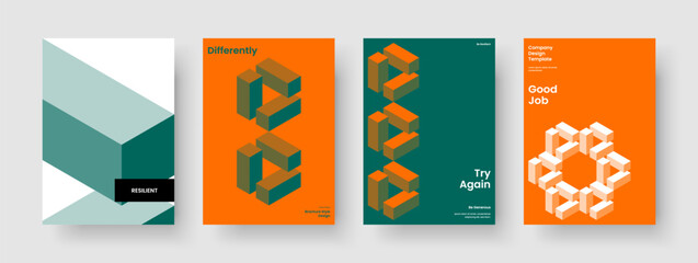 Obraz premium Isolated Book Cover Template. Modern Background Layout. Geometric Banner Design. Report. Brochure. Poster. Flyer. Business Presentation. Magazine. Pamphlet. Catalog. Portfolio. Handbill. Leaflet