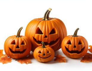 Obraz premium Halloween lantern pumpkins