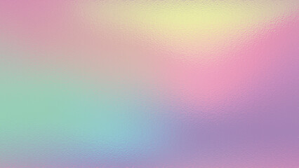 Metallic holographic foil texture background with glass effect, cmyk color, perfect for printing. Vector illustration