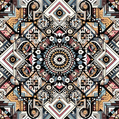Kaleidoscope, geometric diagram, figures, patterns, abstract geometric hexagonal design background texture element, monochrome brutalist abstract shapes, simple design, bauhaus aesthetic for trendy