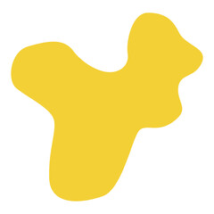 Yellow mottle Abstract irregular