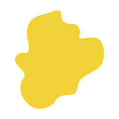 Yellow mottle Abstract irregular