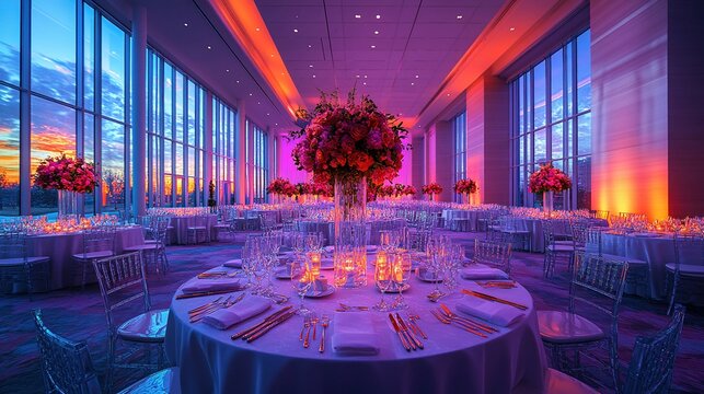 Event planner orchestrating a high-profile corporate gala