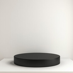 black and white podium