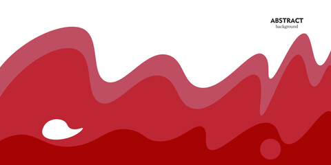 vector abstract background with blank layout used for text message presentation bright red color wallpaper.