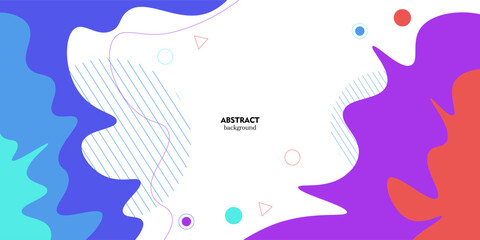 Wave background with modern colors. Abstract elements and dynamic shapes. eps 10