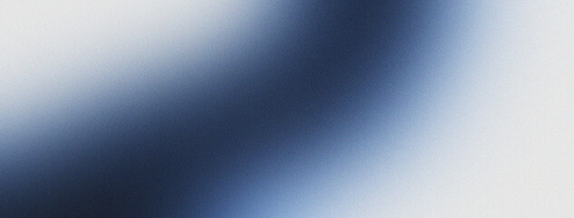 Blue stroke illuminated spots on white, grainy color gradient background, noise texture effect, copy space