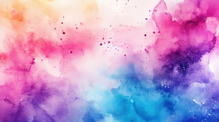 Fototapeta premium abstract watercolor splash background with vibrant hues blending seamlessly creating a dreamy and ethereal atmosphere