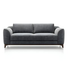 Sofa isolated on a white background.