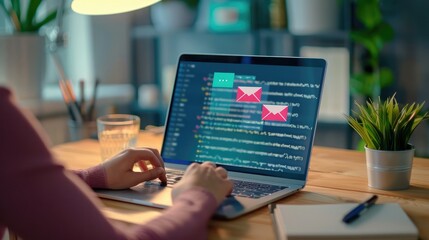 A marketer segmenting an email list on a CRM platform.