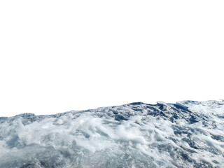 Wave with foam. Water splash