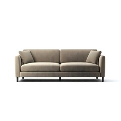 Sofa isolated on a white background.
