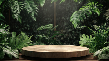 Jungle Product Display.