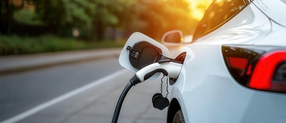 A public service announcement poster warning about lithium battery fires in electric vehicles, with clear safety guidelines