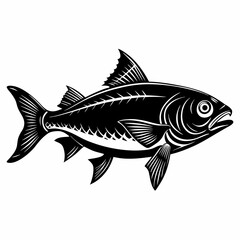 Bluefish Black Black silhouette