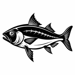 Bluefish Black Black silhouette