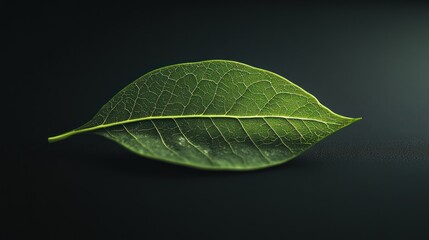 abstract green leaf company