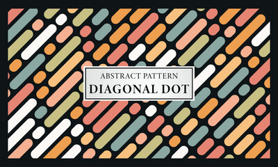 Abstract Pattern diagonal dot