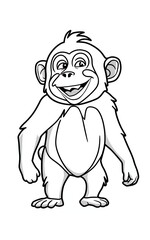 monkey coloring