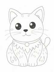 Obraz premium coloring cartoon book