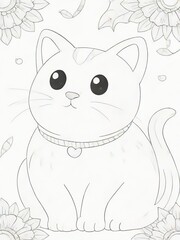 Obraz premium coloring cartoon book