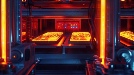 Futuristic Industrial Machine