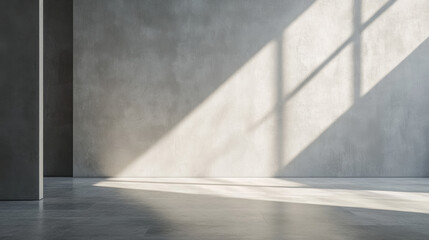 Concrete Wall with Light.