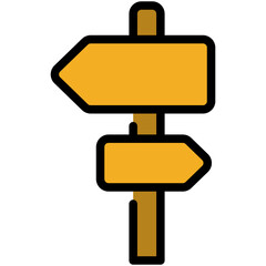 post filled line icon