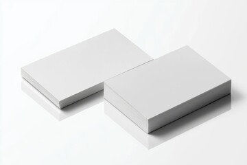Naklejka premium Business Card Mockup on Isolated Background created with Generative AI