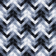 Obraz premium Abstract seamless black geometric polygon facet background made by edgy triangles, geometric, abstract, background, polygon, facet